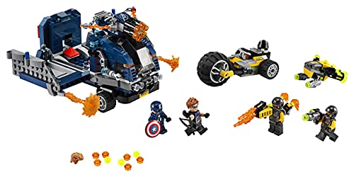 LEGO 76143 Super Heroes Vengadores: Derribo del Camión, Juguete de Construcción