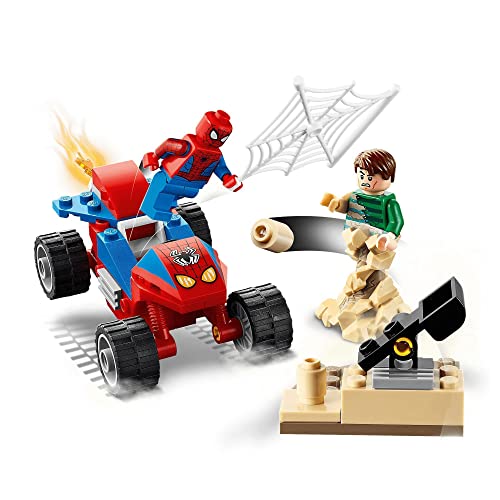 LEGO 76172 Spider-Man Batalla Final Entre Spider-Man y Sandman, Set de Construcción con Coches de Carrera para Niños a Partir de 4 Años