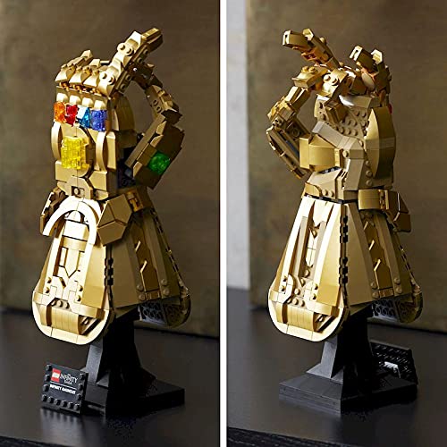 LEGO 76191 Marvel Guantelete del Infinito, Set de Construcción para Adultos del Guante de Thanos de los Vengadores