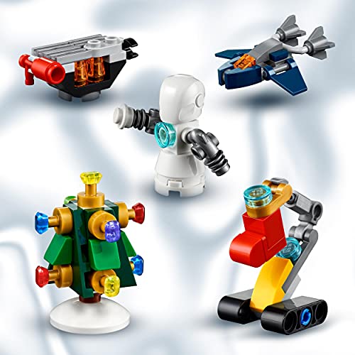 LEGO 76196 Marvel Los Vengadores: Calendario de Adviento de 2021 con Spider-Man e Iron Man para Niños de +7 Años