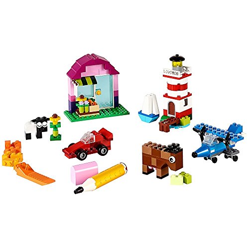 Lego Classic 10692 10701 - Juego de 2 bloques de construcción y placa base gris