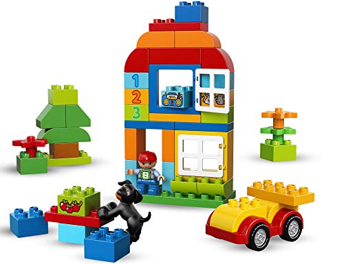 LEGO DUPLO-10572 Duplo My First Caja de Diversión, Juguete de Preescolar de Construcción Niñas de 1 Año y Medio a 5 Años Divertido y Educativo, Color Surtido, Miscelanea (10572)