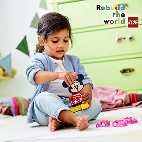 LEGO Duplo Disney - Mi Primer Modelo de Minnie, Juguete Preescolar de Construcción de Minnie Mouse para Niños y Niñas a Partir de 1 Año y Medio (10897) , Color/Modelo Surtido