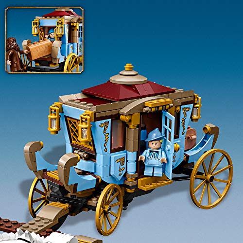LEGO Harry Potter - Carruaje de Beauxbatons: Llegada a Hogwarts, Nuevo Juguete de Construcción de Carro con Caballos Alados Inspirado en la Película El Cáliz de Fuego (75958)