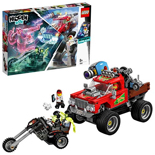 LEGO - Hidden Side Camión Acrobático de El Fuego Juguete de construcción con realidad aumentada, incluye coche todoterreno y motocicleta, Novedad 2019 (70421)