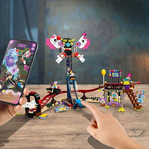 LEGO Hidden Side - Feria Encantada, Set de Construcción con Atracciones de Juguete y Minifiguras de Fantasmas, Funciona con App, a Partir de 8 Años (70432)