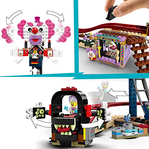 LEGO Hidden Side - Feria Encantada, Set de Construcción con Atracciones de Juguete y Minifiguras de Fantasmas, Funciona con App, a Partir de 8 Años (70432)