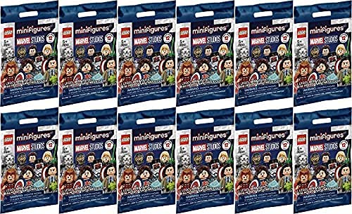 LEGO Marvel Series 1 - Juego completo de 12 minifiguras 71031 (equipado)