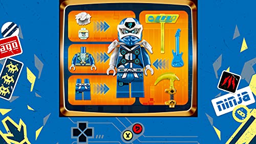LEGO Ninjago - Cabina de Juego: Avatar de Jay, Set de Construcción de Máquina Arcade Coleccionable con Minifigura de Jay, Juguete de Prime Empire, a Partir de 7 Años (71715) , color/modelo surtido
