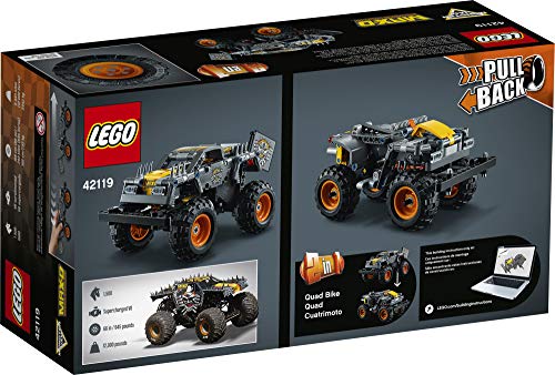 LEGO Technic Monster Jam Max-D 42119 Model Building Kit for Boys and Girls Who Love Monster Truck Toys, New 2021 (230 Pieces)
