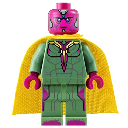 Lego Vision Minifigure - Split from Lego Marvel Super Heroes Avengers Quinjet Chase 76032 by LEGO