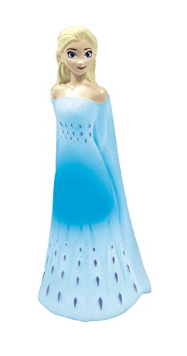 LEXIBOOK- Frozen 2 Nocturna Colorida de Bolsillo LED para niños, Cambio de Color, Luz Suave, Baterías, Blanco