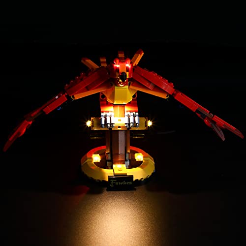 LIGHTAILING Conjunto de Luces Compatible con Lego 76394 Harry Potter™ Fawkes, Dumbledore’s PhoenixModelo de Construcción de Bloques - NO Incluido en el Modelo