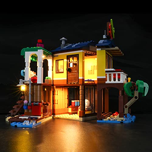 LIGHTAILING Conjunto de Luces (Creator 3-in-1 Casa Surfera en la Playa) Modelo de Construcción de Bloques - Kit de luz LED Compatible con Lego 31118 (NO Incluido en el Modelo)