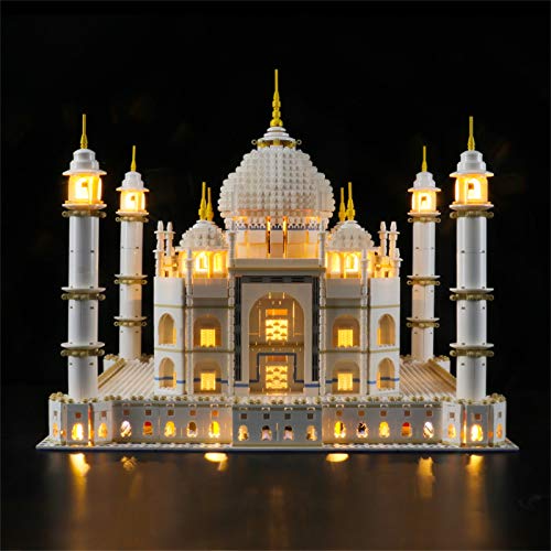 LIGHTAILING Conjunto de Luces (Creator Expert Taj Mahal) Modelo de Construcción de Bloques - Kit de luz LED Compatible con Lego 10256 (NO Incluido en el Modelo)