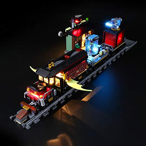 LIGHTAILING Conjunto de Luces (Hidden Side Expreso Fantasma) Modelo de Construcción de Bloques - Kit de luz LED Compatible con Lego 70424 (NO Incluido en el Modelo)