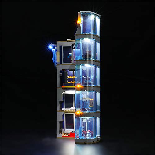 LIGHTAILING Conjunto de Luces (Marvel Batalla en la Torre de los Vengadores) Modelo de Construcción de Bloques - Kit de luz LED Compatible con Lego 76166 (NO Incluido en el Modelo)