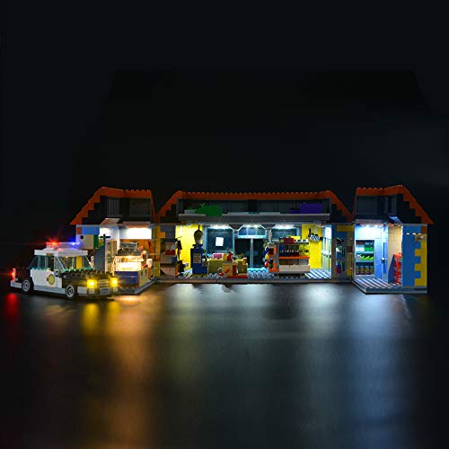 LIGHTAILING Conjunto de Luces (Simpsons The Kwik-E-Mart) Modelo de Construcción de Bloques - Kit de luz LED Compatible con Lego 71016(NO Incluido en el Modelo)