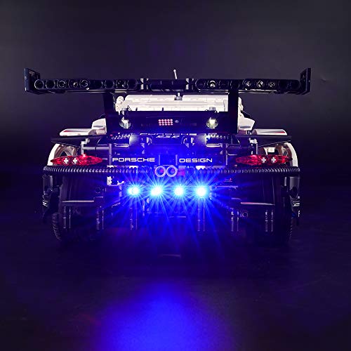 LIGHTAILING Conjunto de Luces (Technic 911 RSR) Modelo de Construcción de Bloques - Kit de luz LED Compatible con Lego 42096 (NO Incluido en el Modelo)