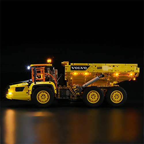 LIGHTAILING Conjunto de Luces (Technic Dúmper Articulado Volvo 6x6) Modelo de Construcción de Bloques - Kit de luz LED Compatible con Lego 42114 (NO Incluido en el Modelo)