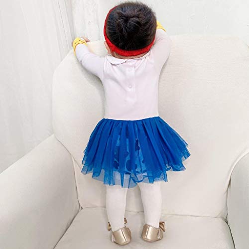 Lito Angels Disfraz de Jessie para Bebé Niñas Body Mono Mamelucos Onesie Vestido de Fiesta Navidad Halloween Cumpleaños con diadema Talla 3 a 6 Meses