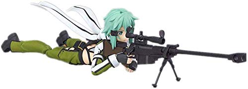 lkw-love Anime Sword Art Online Figurilla Asada Shino PVC Figurita GGO Sao Retrato Estatua Colección de acción Colección
