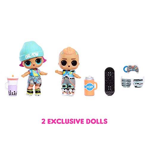 LOL Surprise Casa de Muñecas - Con Más de 40 Sorpresas, 2 Muñecas Exclusivas, 7 Zonas de Diversión, Cocina, Habitación, Patio, Cuarto de Juegos y Más, Con Muebles y Accesorios. Edad: 4+