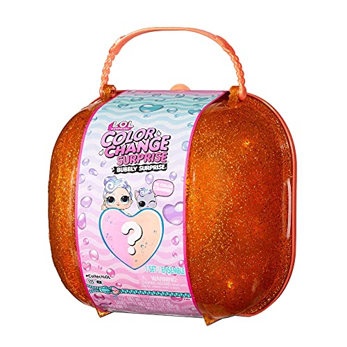 LOL Surprise Color Change Bubbly Surprise- con Muñecas y Mascotas Exclusivas, Sorpresas, Efectos de Cambio de Color en Agua Helada y Accesorios. Naranja. Edad: para niños a Partir de 3 años