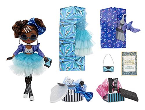 L.O.L. Surprise!- LOL OMG Present Surprise Moda Miss Glam. con 20 sorpresas temáticas, Ropa y Accesorios. Muñeca de colección niñas a Partir de 4 años, Color (576365C3)