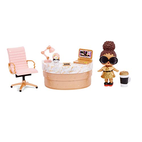LOL Surprise Muñecas Coleccionables para Niñas , Con 10 Sorpresas y Accesorios , Boss Queen , Mobiliario Serie 3