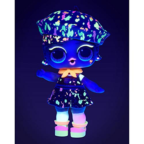LOL Surprise Muñecas de Moda Coleccionables , Con 8 Sorpresas, Modas y Accesorios , Incluye Revelado de Luz Negra , Muñeca Brillo de Luces