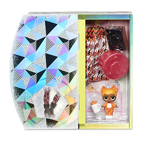 LOL Surprise OMG Winter Chill Muñeca de Moda Missy Meow y Muñeca Baby Cat con 25 Sorpresas