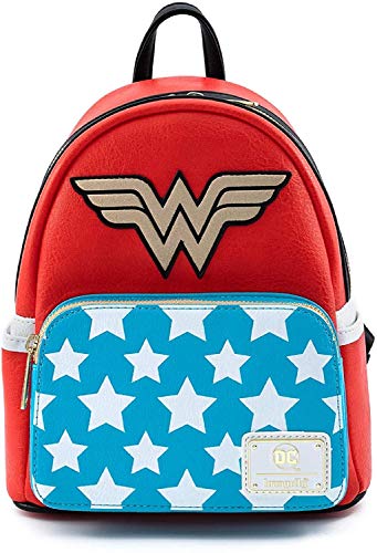 Loungefly N Mini Sac A Dos DC Comics - Vintage Wonder Woman - 0671803316805 Unisex adulto, Multicolor, One Size