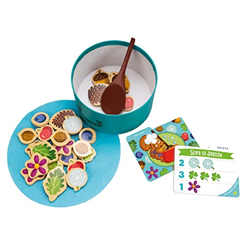 LUDILO Sopa de bellotas, Juegos Educativos Niños, motricidad Fina, Aprender a Contar, Juguetes niño 2 años, Habilidades motoras 80982