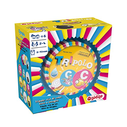 Lúdilo- Tripolo Juego de Mesa, Multicolor, única (80451)