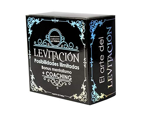 MAGIC SECRET - Caja de Magia para Niños (9+) y Adultos - Levitación - +20 Trucos de Magia Profesionales - 50 Videos Explicativos (App iOS & Android) + 4 Accesorios + Coaching por un Mago Profesional