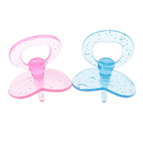 MagiDeal Juguete Chupete Plástico de Bebé Accesorio de Cuarto de Niños para Muñeca