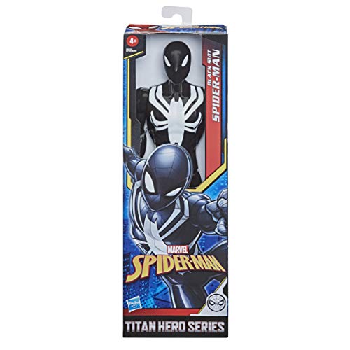 Marvel- Figura Spiderman Web Warriors Titan con 5 Puntos DE ARTICULACIÓN 30 CM Mod. SDOS, Color Multicolor. (Hasbro E73295L2)