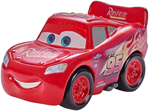 Mattel Disney Pixar Cars, 1 vehículo Mini Racers metal, 1 póster, surtido: modelos aleatorios