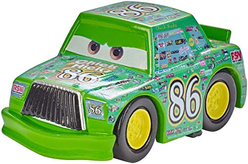 Mattel Disney Pixar Cars, 1 vehículo Mini Racers metal, 1 póster, surtido: modelos aleatorios