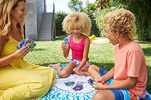 Mattel Games Juego de cartas UNO Flip! Splash (GXD74)