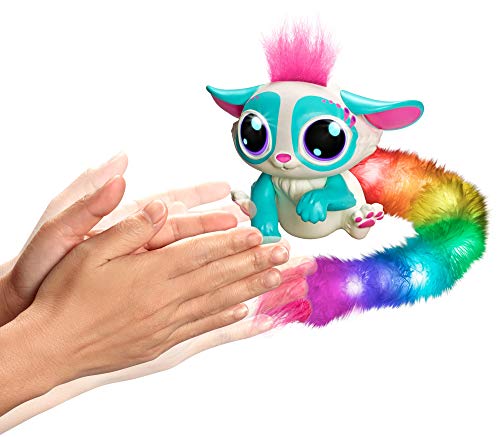 Mattel - Lil' Gleemerz Animalito Amiglow azul Juguete interactivo para niños +5 años (GLL08) , color/modelo surtido