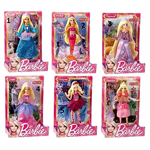 Mattel - Muñeca Mini Princesa Barbie (V7050), surtido, 1 unidad