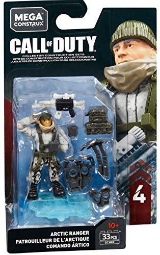 Mega Construx Juguete de Construcción Call of Duty Guardabosques Ártico, 33 Bloques