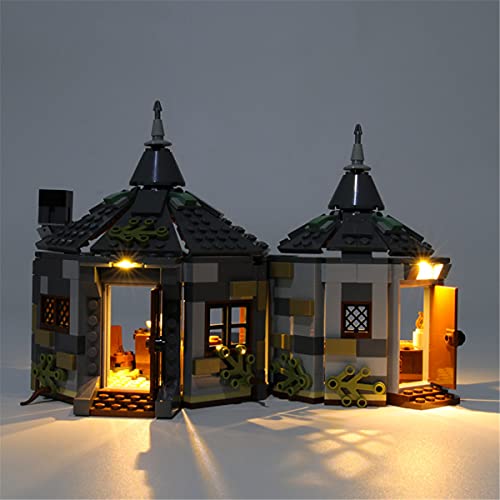 Miugwp Kit de IluminacióN Led para Harry Potter Cabaña de Hagrid Rescate de Buckbeak Juego de Juguetes ​Compatible con Lego 75947(No Incluye El Modelo)