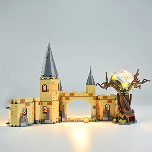 Miugwp Kit de IluminacióN Led para Harry Potter Sauce Boxeador de Hogwarts Juego ​de Juguetes ​Compatible con Lego 75953(No Incluye El Modelo)