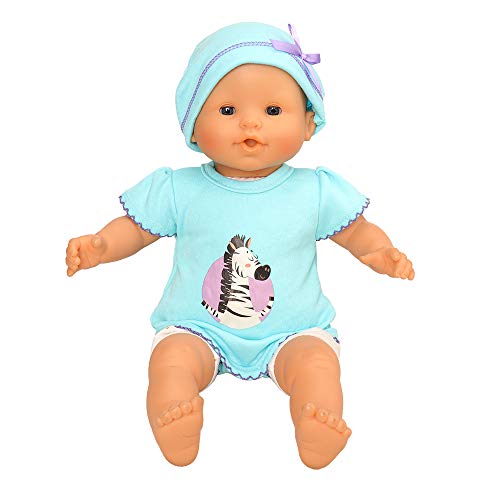 Miunana Vestidos Ropas + Sombrero para 14 - 18 Pulgada Muñeca Bebé 36 - 46 cm (NO Incluye MUÑECA)
