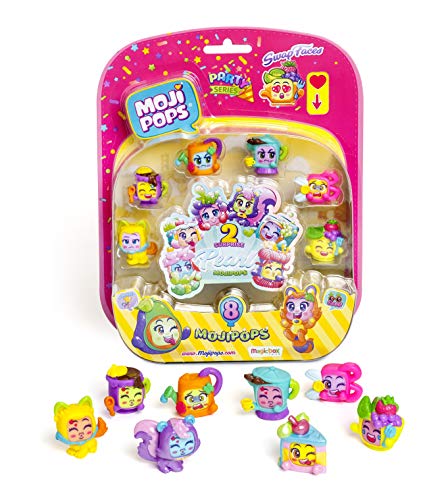 MOJIPOPS- Blister 8 Figuras coleccionables, Multicolor (Magic Box PMPPB816IN00)