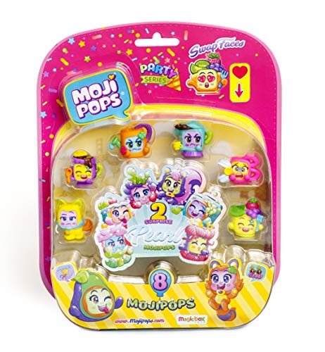 MOJIPOPS- Blister 8 Figuras coleccionables, Multicolor (Magic Box PMPPB816IN00)