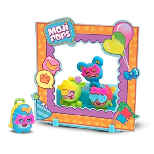 MOJIPOPS - Photo Pop con 4 figuras MojiPops, variedad de accesorios y escenario , color/modelo surtido